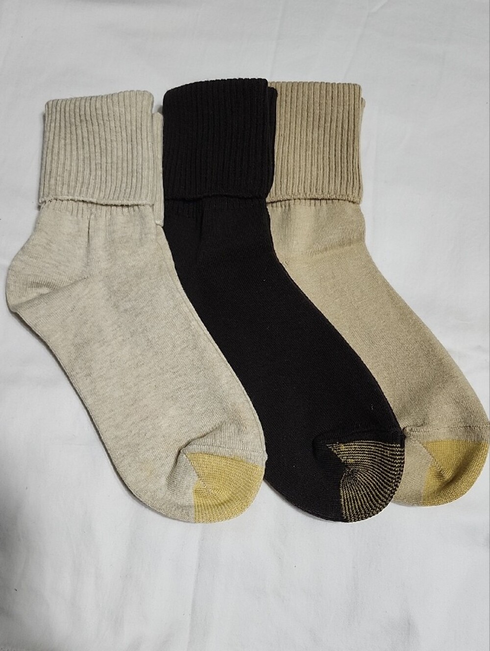 GOLD TOE Turn Cuff Socks (3 pair per pk)